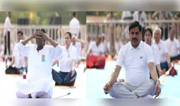  योग है स्वस्थ और दीर्घायु जीवन की कुंजी, इसे दिनचर्या का हिस्सा बनाएं : राष्ट्रपति द्रौपदी मुर्मू