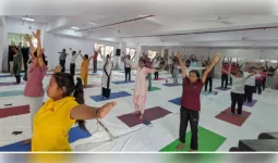 परिषदीय विद्यालयों में 1.42 करोड़ बच्चों ने किया सामूहिक योगाभ्यास
