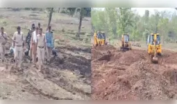 खंडवा: जंगल में 200 एकड़ वनभूमि खाली कराने 30 जेसीबी और 600 अधिकारियों-कर्मचारियों के साथ पहुंची टीम