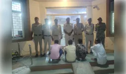 नातरा झगड़ा प्रथा के नाम पर अवैध वसूली, धमकी देने वाले चार आरोपी गिरफ्तार