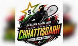 रायपुर: पहली बार ईस्टर्न स्लैम 2026 का आयोजन, 3 देशों के 349 खिलाड़ी लेंगे हिस्सा