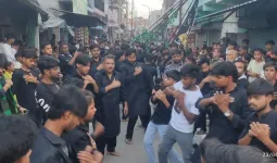 बड़ी अक़ीदत के साथ उठा सातवीं मोहर्रम का जुलूस