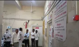 मॉक ड्रिल के दौरान अलार्म बजने से ट्रॉमा सेंटर में भर्ती मरीजो में मचा हड़कम्प