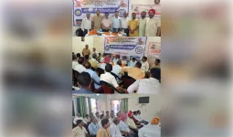 व्यापारी संवाद कार्यक्रम में जीएसटी और कल्याणकारी योजनाओं की दी जानकारी