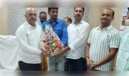 प्रभारी शिक्षा निदेशक बनने पर प्रताप सिंह बघेल का प्रदेश अध्यक्ष ने किया सम्मान