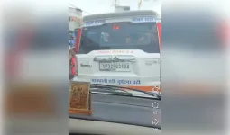 सड़क सुरक्षा में लगा इंटरसेप्टर, बीच रास्ते ढो रहा सवारियां!