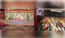 श्रीराम कथा में उमड़ा श्रद्धा का सैलाब, शिव-विवाह प्रसंग सुन भावविभोर हुए श्रद्धालु
