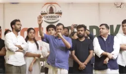 जंतर मंतर पर सीजेपी प्रोटेस्ट में पहुंचे केजरीवाल,सोनम वांगचुक से की मुलाकात 