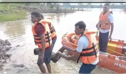 दुर्ग: जन्मदिन की खुशी बदली मातम में, नदी में डूबे दो बच्चों में एक का शव बरामद