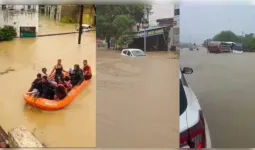 मूसलाधार बारिश से बिलासपुर जलमग्न, 40 से अधिक लोगों का एसडीआरएफ ने किया रेस्क्यू