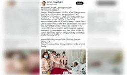 अनशन खत्म, लेकिन आंदोलन जारी रखने का ऐलान; सीजेपी ने दोहराई इस्तीफे की मांग
