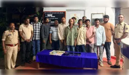 पुलिस का जुए के खिलाफ बड़ा एक्शन, 5.96 लाख नगद के साथ 12 जुआरी गिरफ्तार