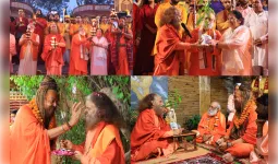 परमार्थ निकेतन में विश्व युवा कौशल दिवस का आयोजन, स्वामी चिदानन्द हुए सम्मानित