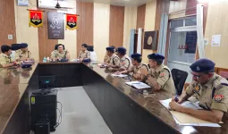 मुख्यमंत्री योगी आदित्यनाथ के प्रस्तावित आगमन के दृष्टिगत पुलिस अधीक्षक द्वारा पुलिस लाइन स्थित सई कॉम्प्लेक्स में सुरक्षा व्यवस्था की समीक्षा बैठक आयोजित हुई