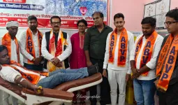 एबीवीपी के स्थापना दिवस पर रक्तदान शिविर, युवाओं ने किया स्वैच्छिक रक्तदान