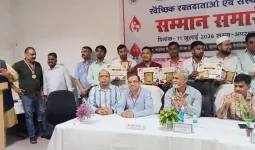 रक्तदान में उत्कृष्ट योगदान के लिए 35 संस्थाओं और 15 सर्वश्रेष्ठ रक्तदाताओं का सम्मान