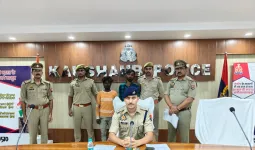 कौशाम्बी: चोरी का कंटेनर पकड़ाया, फर्जी नंबर प्लेट और बदला चेसिस नंबर; गैंगस्टर एक्ट का वांछित आरोपी गिरफ्तार
