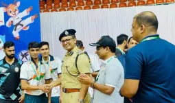 हैदराबाद में आयोजित प्रतियोगिता में दो मुख्य आरक्षियों ने जीता कांस्य पदक