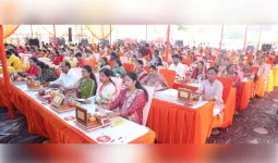 400 श्रद्धालुओं ने किया सामूहिक श्री श्याम अखण्ड ज्योत पाठ