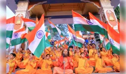 परमार्थ निकेतन में शहीदों को श्रद्धांजलि, स्वामी चिदानन्द ने राष्ट्रसेवा का बताया महत्व