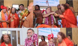 कांची पीठ में दिव्य संगम, शंकराचार्य विजयेंद्र महाराज से स्वामी चिदानंद की भेंट