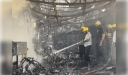 सीकर में भीषण अग्निकांड: 40 इलेक्ट्रिक वाहन व ऑटो पार्ट्स जलकर खाक