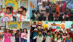 स्वतंत्रता दिवस की पूर्व संध्या पर CHETNA ने सड़क एवं कामकाजी बच्चों संग मनाया रंगारंग कार्यक्रम