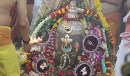 गणेश स्वरूप में सजे बाबा महाकाल, भांग-चंदन से किया गया भव्य शृंगार 