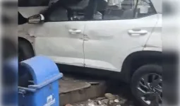 भोपालः बंद रेस्टोरेंट में घुसी बेकाबू कार, चालक समेत दो घायल