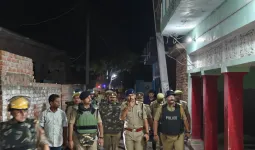 चेहल्लुम को लेकर पुलिस अलर्ट, एसपी सत्यनारायण ने चक नारा व चक ताम्बा में पैदल गश्त कर परखी सुरक्षा व्यवस्था