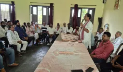 निघासन कस्बे में स्थित गौतम बुद्ध डिग्री कॉलेज में सादगीपूर्ण ढंग से मनाई गई पंडित जनेश्वर मिश्र की जयंती