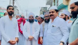 पूर्व मंत्री आबिद रज़ा ने किया जुलूस-ए-मोहम्मदी का इस्तकबाल 