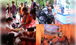 कांवड़ियों की सेवा में जुटा परमार्थ निकेतन, लगा मेडिकल कैंप 