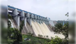 कोरबा के बांगो बांध में बढ़ा जलस्तर, पांच गेट खोले गए