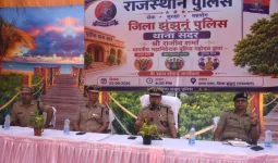 डीजीपी राजीव कुमार शर्मा ने झुंझुनूं में ली अपराध समीक्षा बैठक