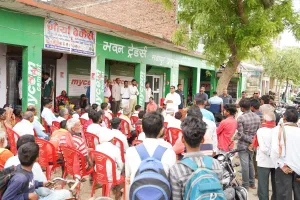 एसपी सिंह पटेल ने रामपुर ख़ास में चुनाव कार्यालय का किया उद्घाटन