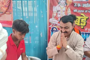 बड़े मंगल पर अध्यक्ष सुभाष सत्या ने किया भंडारे का आयोजन