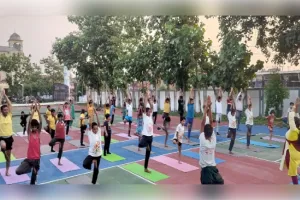  अंतर्राष्ट्रीय योग दिवस के अवसर पर खिलाड़ियों को कराया गया कॉमन योग प्रोटोकॉल का अभ्यास
