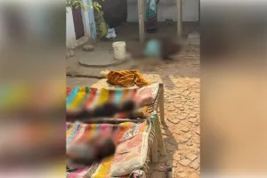 पत्नी और दो बच्चों की हत्या कर युवक ने ट्रेन से कटकर दी जान