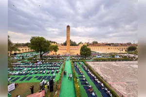 बारिश की फुहारों के बीच जंतर-मंतर से गूंजा ‘योग फॉर हेल्दी एजिंग’का संदेश