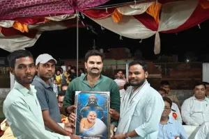 विधायक ने स्व0 श्रीराम वर्मा नाइट क्रिकेट टूर्नामेंट का किया शुभारंभ