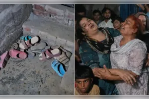 ट्यूशन सेंटर में क्लास चल रही थी, तभी उसकी छत गिर गई