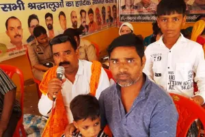  बिछुडे मिले माध्यम शिविर में 50 बच्चों सहित कांवड़ियों को अपनों से मिलाया