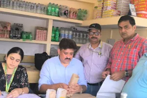 मिलावटखोरी पर खाद्य विभाग की सख्ती, 07 खाद्य पदार्थों के नमूने लिए