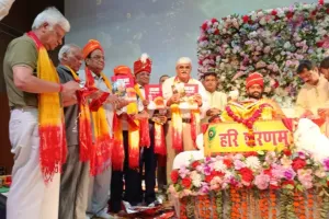 शिव महापुराण कथा के अवसर पर 