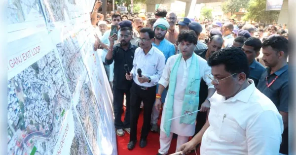 ग्वालियर एलिवेटेड रोड फेज-2 का सिंधिया ने किया निरीक्षण