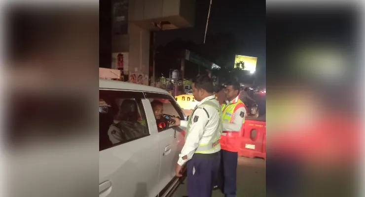 रायपुर: ड्रंक एंड ड्राइव पर सख्ती, एक रात में पकड़े गए 47 नशेड़ी वाहन चालक 