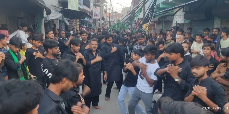 बड़ी अक़ीदत के साथ उठा सातवीं मोहर्रम का जुलूस