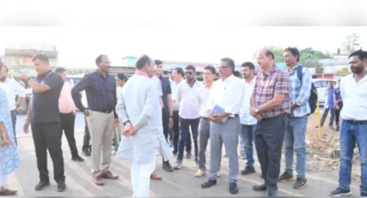  308 करोड़ के केशकाल घाट बायपास मार्ग का उप मुख्यमंत्री साव ने  किया निरीक्षण