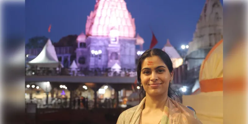 ओलंपिक विजेता मनु भाकर ने बाबा महाकाल की पूजा कर लिया आशीर्वाद